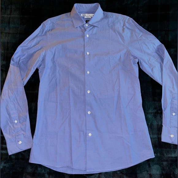 Zara Other - Zara Men’s Dress Shirt, Size M Slim Fit, 4 Way Stretch